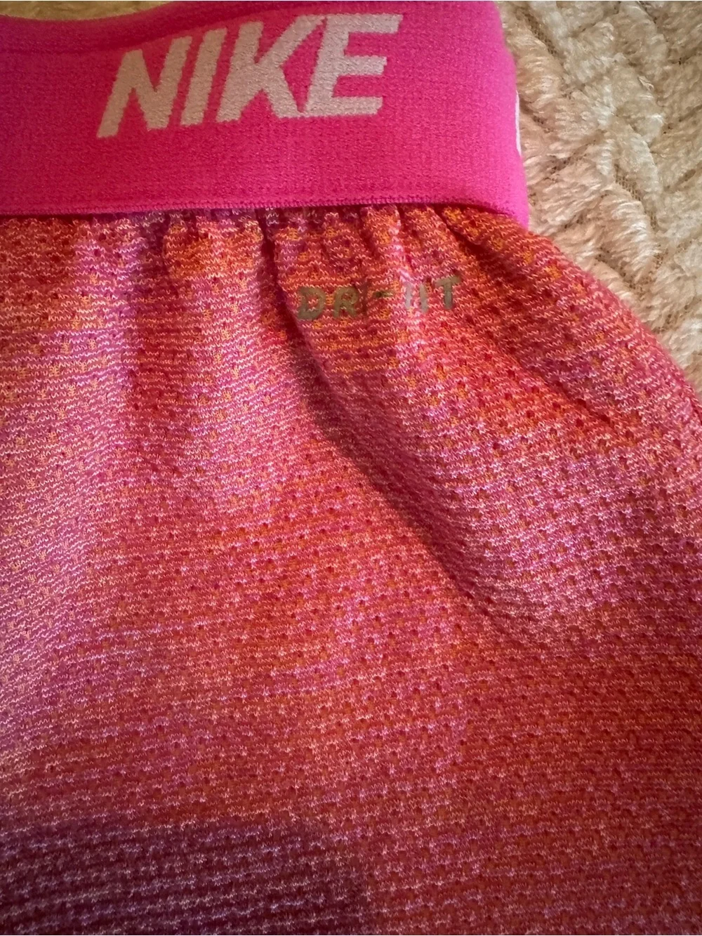 Nike Pink‎ Athletic Shorts with Logo Size 4T